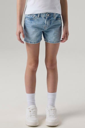 denim short medium blue denim