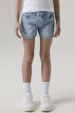 denim short medium blue denim