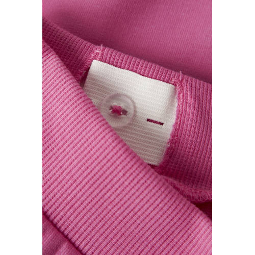 NAME IT KIDS sweatshort fuchsia Paars Effen - maat 110 afbeelding
