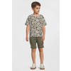 NAME IT KIDS sweatshort olijfgroen