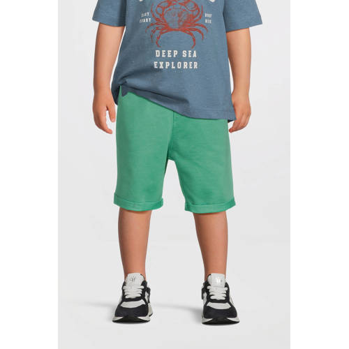 NAME IT KIDS regular sweatshort mintgroen Effen - maat 110 afbeelding