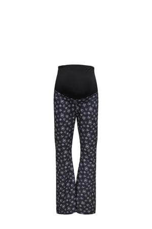 high waist zwangerschaps flared broek