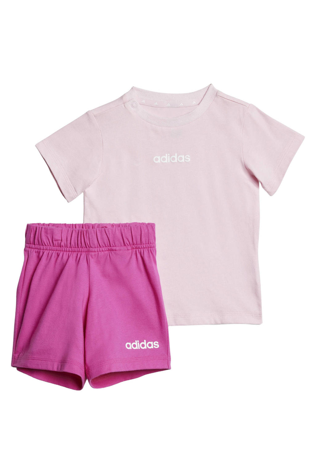 adidas Sportswear shirt + short roze