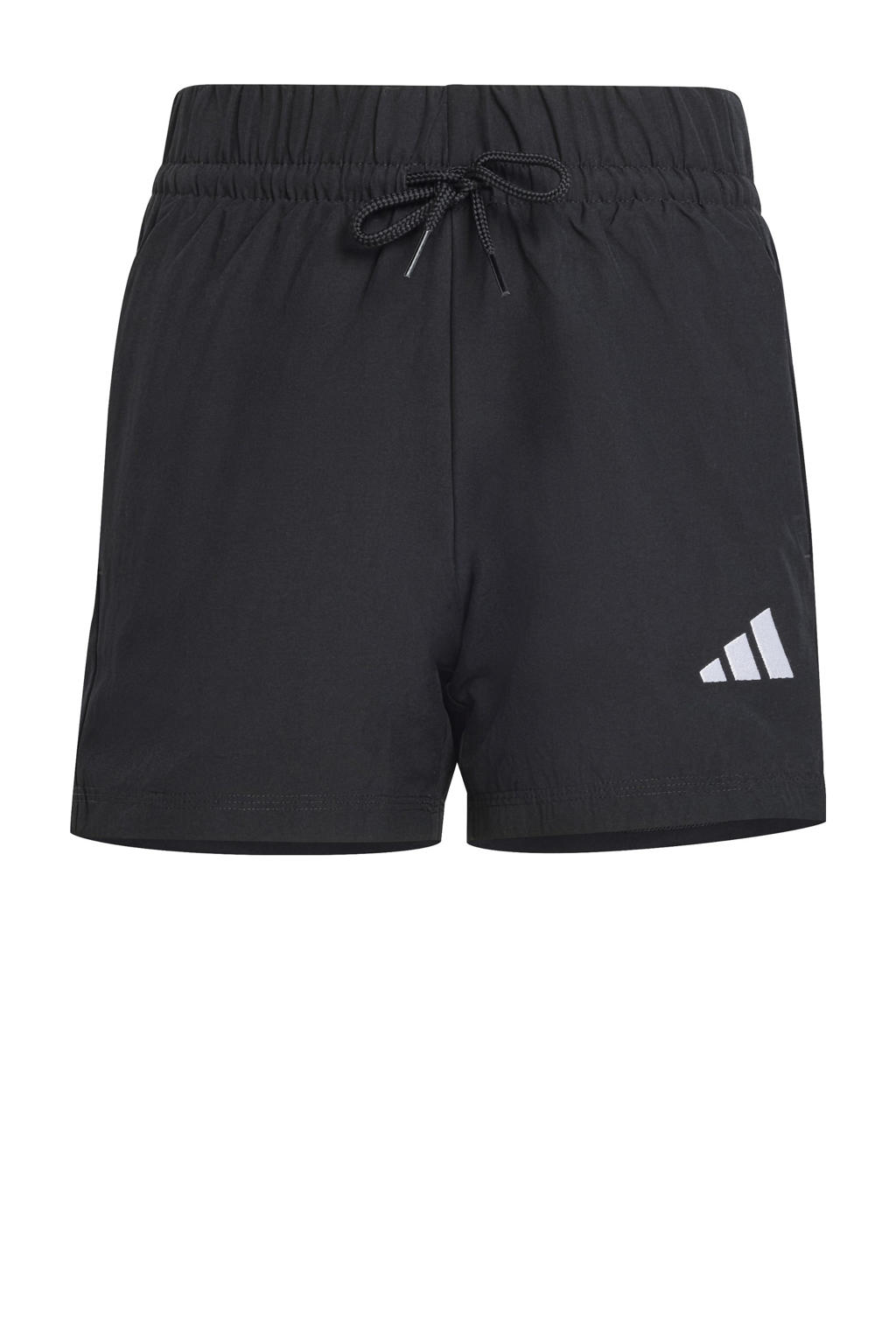 Zwarte jongens en meisjes adidas Sportswear short van polyester 