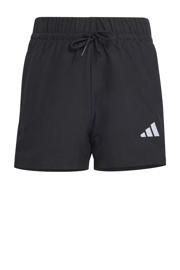 thumbnail: Zwarte jongens en meisjes adidas Sportswear short van polyester 