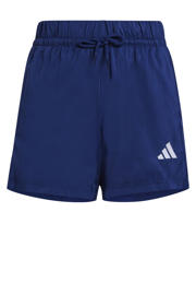 thumbnail: Donkerblauwe jongens en meisjes adidas Sportswear short van polyester