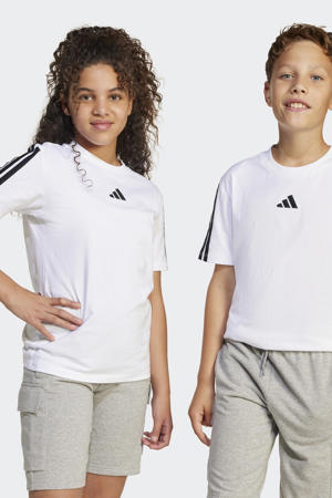 T-shirt wit/zwart