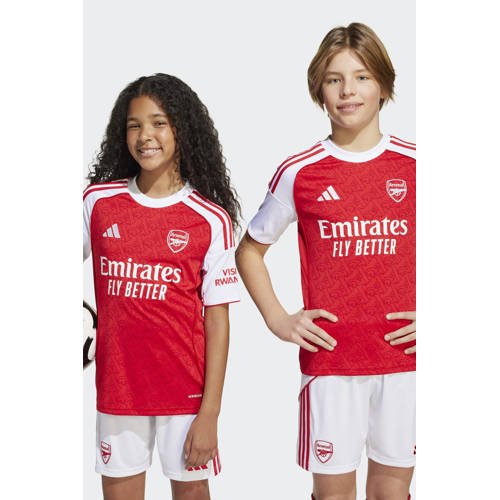 adidas Performance Junior Arsenal FC voetbalshirt Thuis Sport t-shirt Rood Jongens/Meisjes Polyester Ronde hals - maat 164 afbeelding