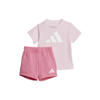 adidas Sportswear shirt + short roze