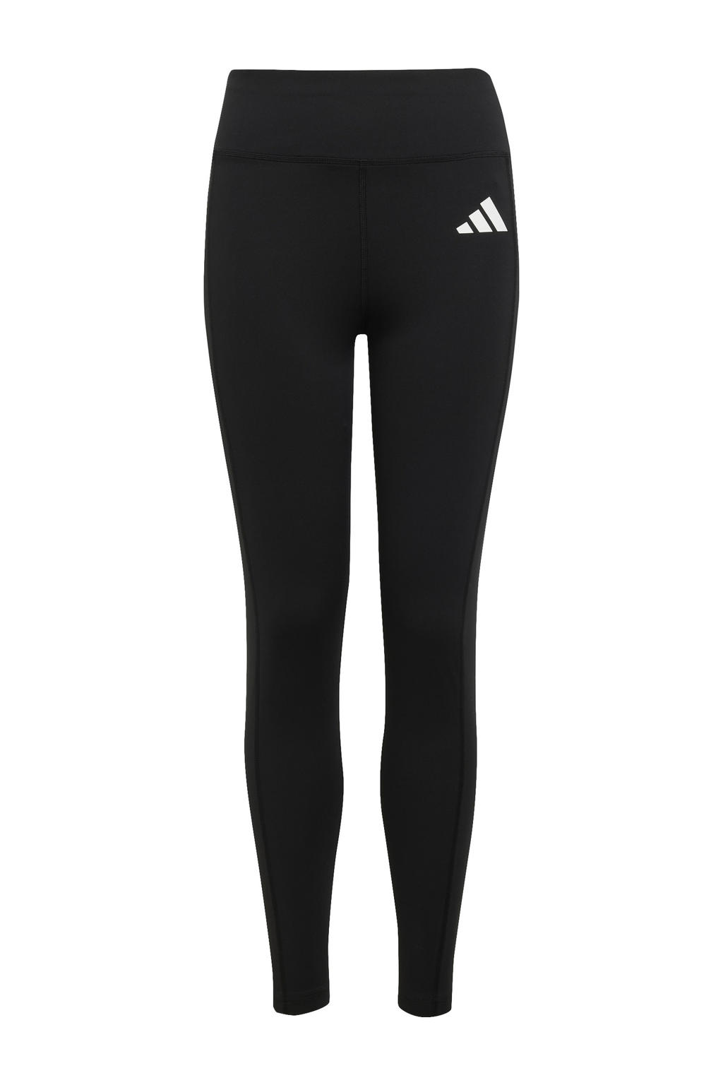 Zwarte meisjes adidas Sportswear sportlegging van polyester met high waist en elastische tailleband