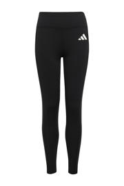 thumbnail: Zwarte meisjes adidas Sportswear sportlegging van polyester met high waist en elastische tailleband