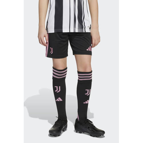 adidas Performance Junior Juventus FC voetbalshort Thuis Sportbroek Zwart Jongens/Meisjes Polyester