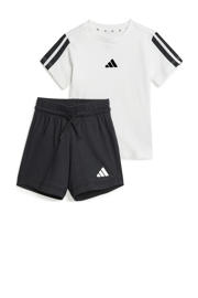 thumbnail: adidas Sportswear T-shirt + short wit/zwart
