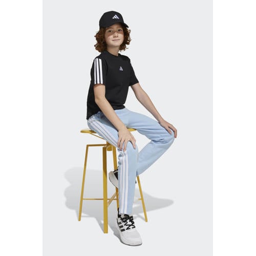 adidas Sportswear T-shirt zwart/wit Jongens/Meisjes Katoen Ronde hals Logo