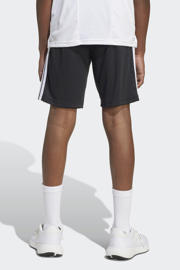 thumbnail: Zwarte jongens en meisjes adidas Sportswear sportshort van polyester met elastische tailleband met koord