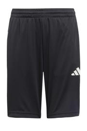 thumbnail: Zwarte jongens en meisjes adidas Sportswear sportshort van polyester met elastische tailleband met koord