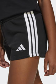 thumbnail: Zwarte meisjes adidas Sportswear sweatshort van katoen met elastische tailleband met koord en logo dessin