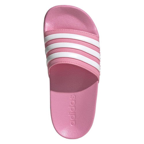 adidas Sportswear Adilette badslippers roze/wit Jongens/Meisjes Rubber