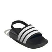 thumbnail: adidas Sportswear Adilette Estrap  badslippers met hielbandje zwart/wit