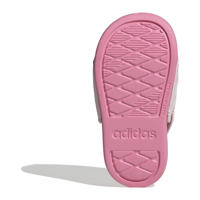 thumbnail: adidas Sportswear Adilette Estrap badslippers met hielbandje lichtroze/wit/roze