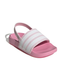 thumbnail: adidas Sportswear Adilette Estrap  badslippers met hielbandje lichtroze/wit/roze