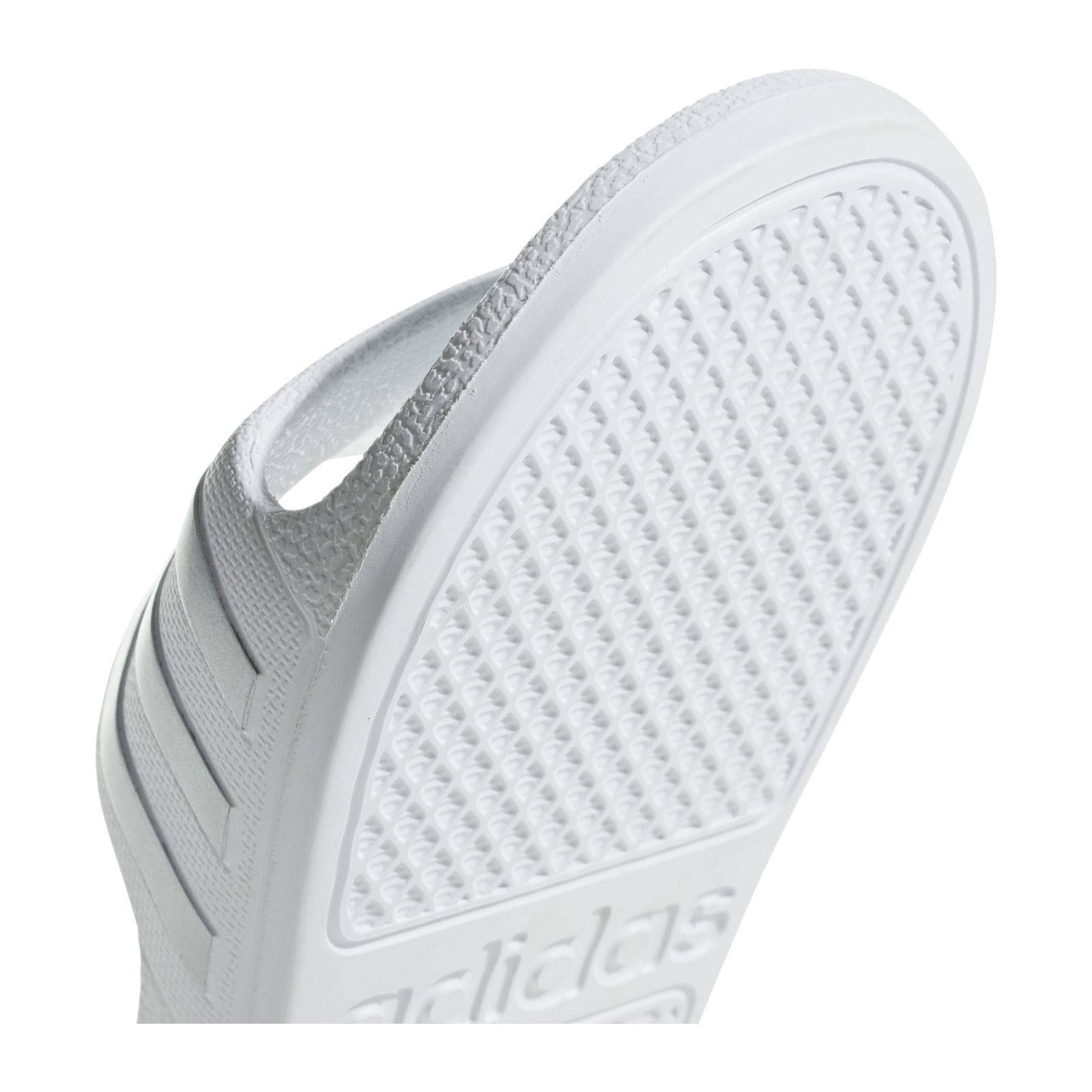 adidas Sportswear Adilette badslippers wit/zilver | kleertjes.com