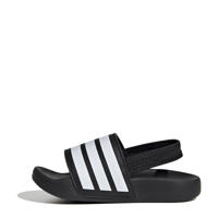 thumbnail: adidas Sportswear Adilette Estrap  badslippers met hielbandje zwart/wit