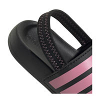 thumbnail: adidas Sportswear badslippers met hielbandje zwart/roze