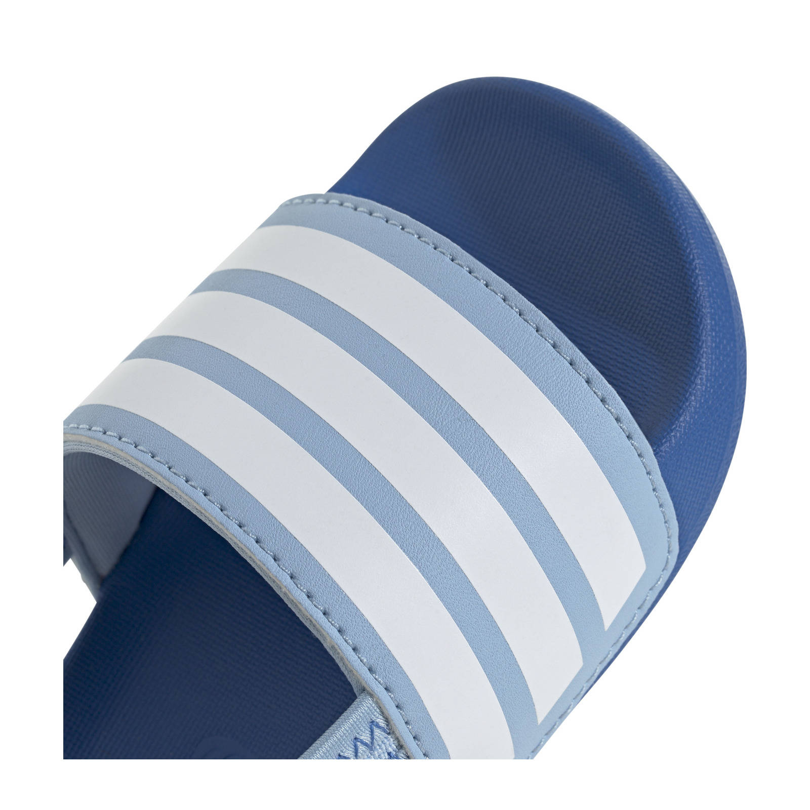 adidas Sportswear Adilette Estrap badslippers met hielbandje lichtblauw/wit/blauw  | kleertjes.com