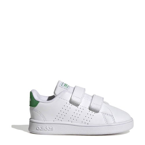 adidas Sportswear Advantage sneakers wit/groen Jongens/Meisjes Imitatieleer - maat 23 afbeelding