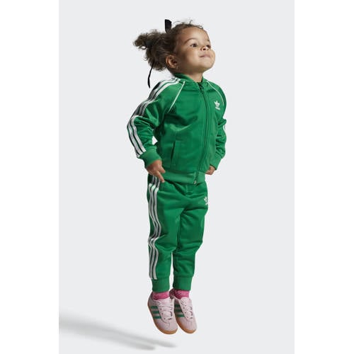 adidas Originals Gazelle sneakers roze/groen Jongens/Meisjes Suede