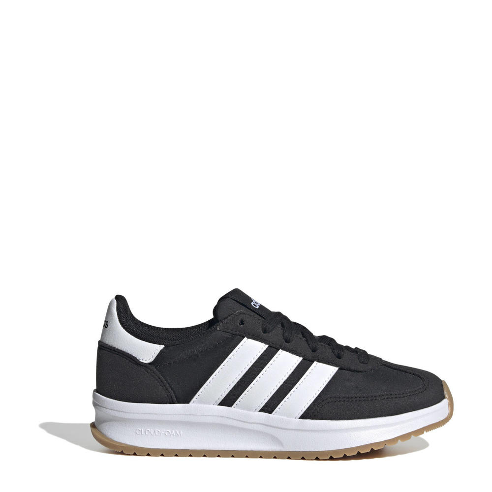 Zwart en witte jongens en meisjes adidas Sportswear Run 70s 2.0 sneakers van synthetisch,textiel met veters