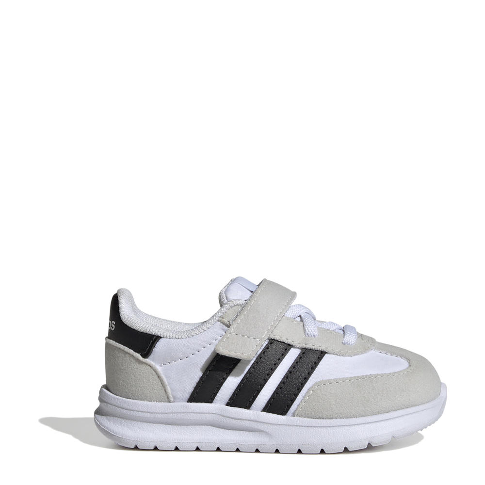 Wit en zwarte jongens en meisjes adidas Sportswear Run 70s 2.0 sneakers van mesh-pu/voering: mesh/voetbed: eva met elastische veter- met klittenbandsluiting