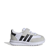 thumbnail: Wit en zwarte jongens en meisjes adidas Sportswear Run 70s 2.0 sneakers van mesh-pu/voering: mesh/voetbed: eva met elastische veter- met klittenbandsluiting