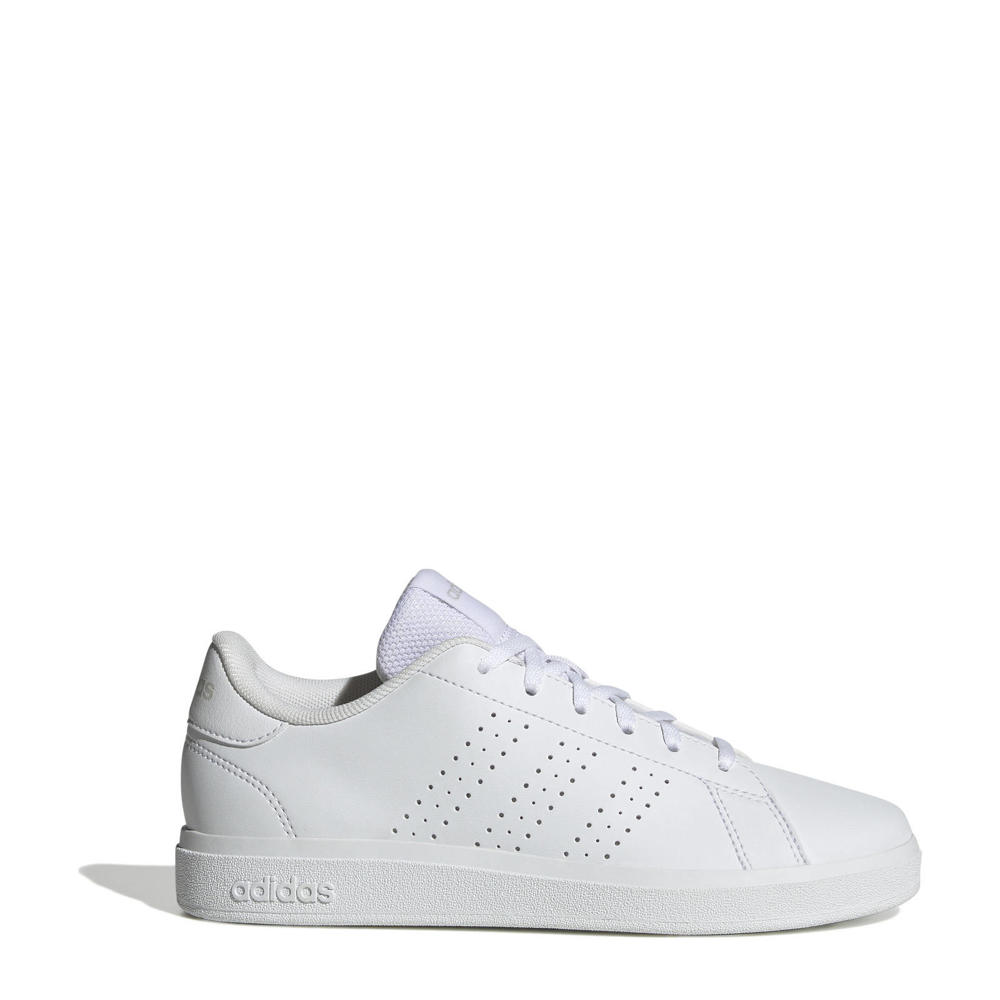 Witte jongens en meisjes adidas Sportswear Advantage Base 2.0 sneakers van imitatieleer/voering: mesh/voetbed: eva met veters