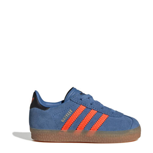 adidas Originals sneakers blauw/rood Jongens/Meisjes Suède - maat 21 afbeelding