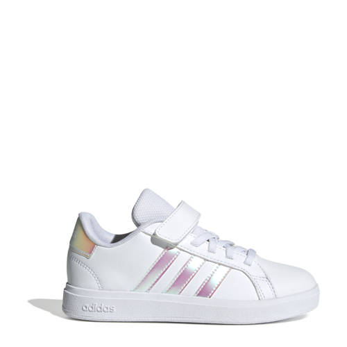 adidas Sportswear Grand Court 2.0 sneakers wit/roze Jongens/Meisjes Imitatieleer - maat 28 afbeelding