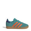 Turquoise/oranje