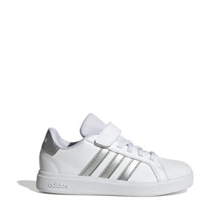 Grand Court 2.0 sneakers wit/metallic zilver