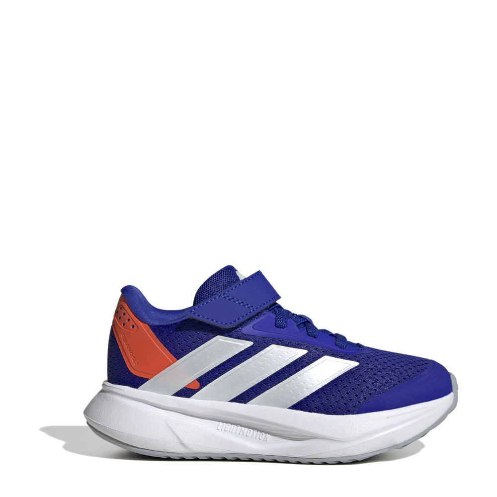 Blauw, wit en oranje jongens en meisjes adidas Sportswear Duramo SL 2 sneakers van textiel,synthetisch met veters