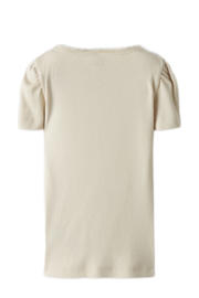 thumbnail: NAME IT MINI T-shirt rib gebreid lichtzand