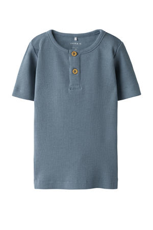 T-shirt middenblauw