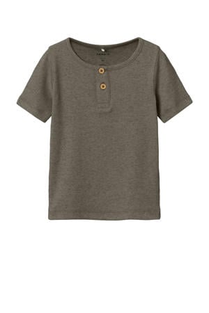 T-shirt donkergroen