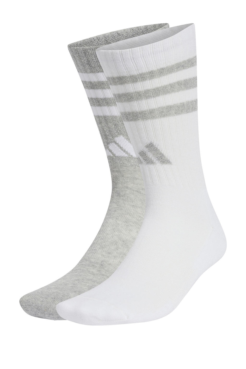adidas Performance sokken - set van 2  wit/grijs