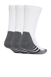 thumbnail: adidas Performance   sportsokken - set van 3 wit/zwart