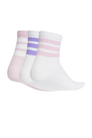 thumbnail: adidas Performance sportsokken - set van 3 wit/roze/lila