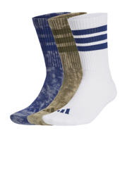 thumbnail: adidas Performance sportsokken - set van 3 blauw/bruin/wit
