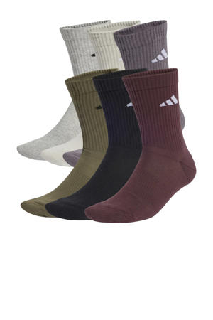 sportsokken multi- set van 6