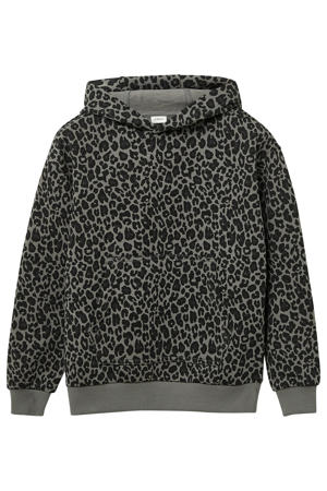 NAME IT Mädchen Sweatshirt Mit Kapuze - Weicher Gummiprint 70% Baumwolle