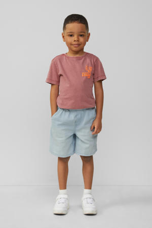 denim short light blue denim